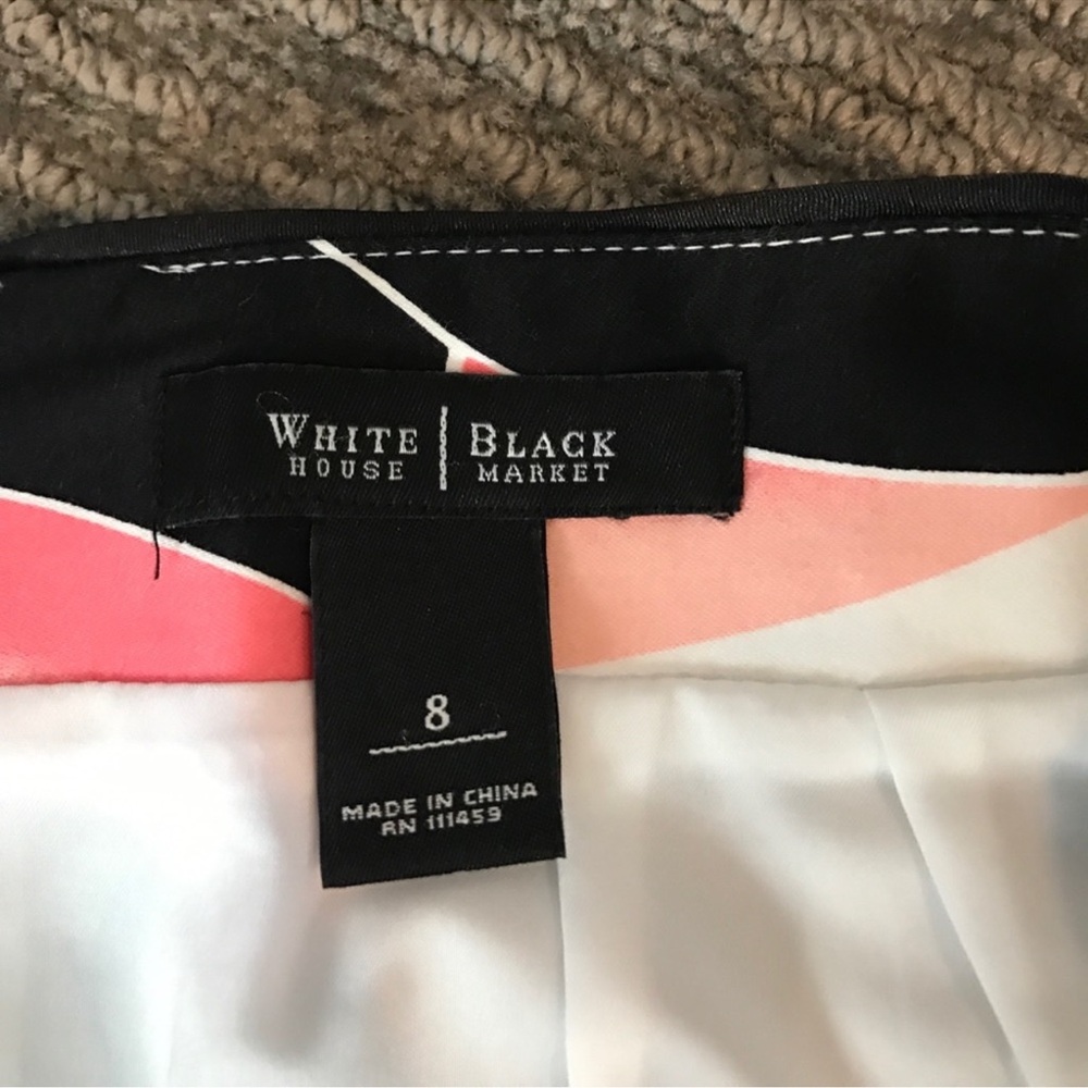 White House Black Market
Black, Pink, and White Pencil Skirt for Cocktail - Picture 2 of 2